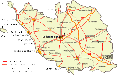 villes de vendee