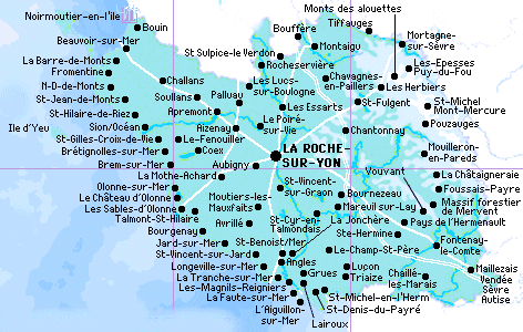 villes de vendee