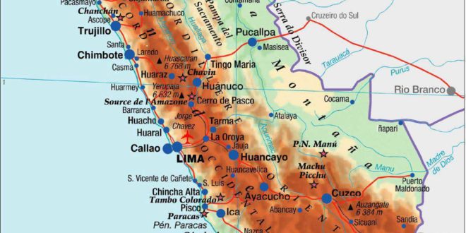 Carte du Pérou