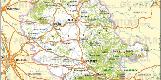 Carte du Tarn