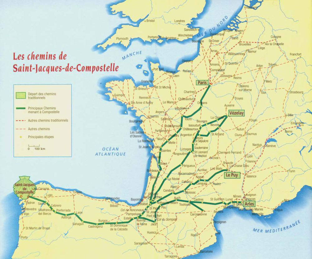 Les Chemins De Compostelle Vacances Arts Guides Voyages