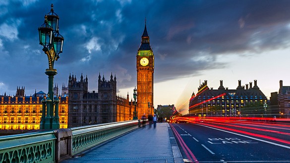 Londres - Tour du Big-ben sur le pont Elizabeth