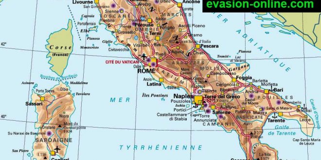 Italie-Carte