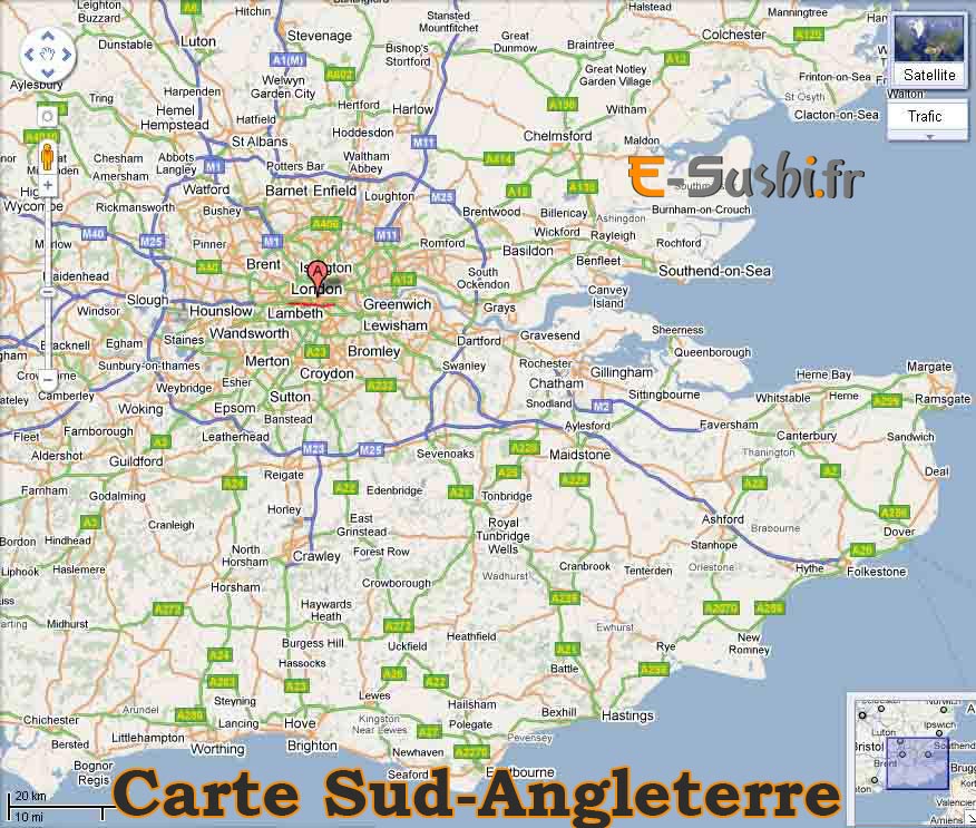 Carte Angleterre » Vacances Arts Guides Voyages