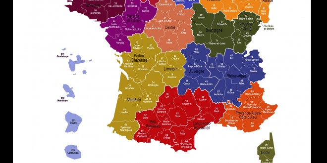 Carte-France-13 Regions