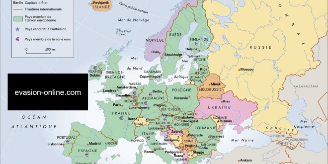 Carte Europe de l'Est