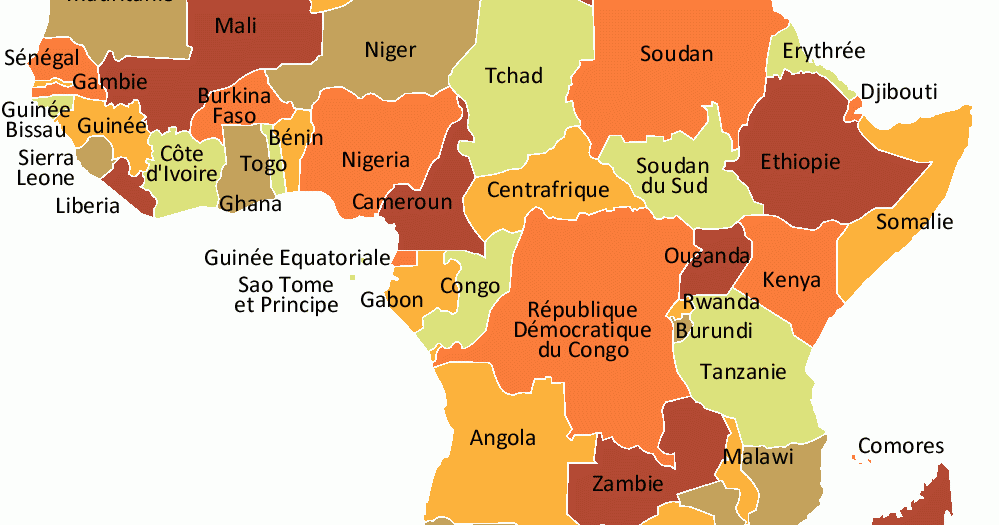 Pays D Afrique De L Est Carte Afrique Images » Vacances - Arts- Guides Voyages