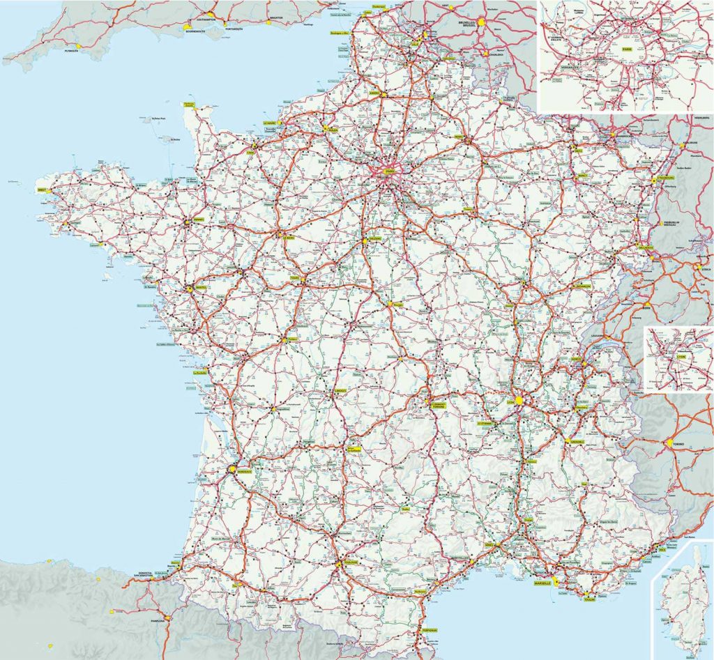 Carte De France Routi re Vacances Arts Guides Voyages