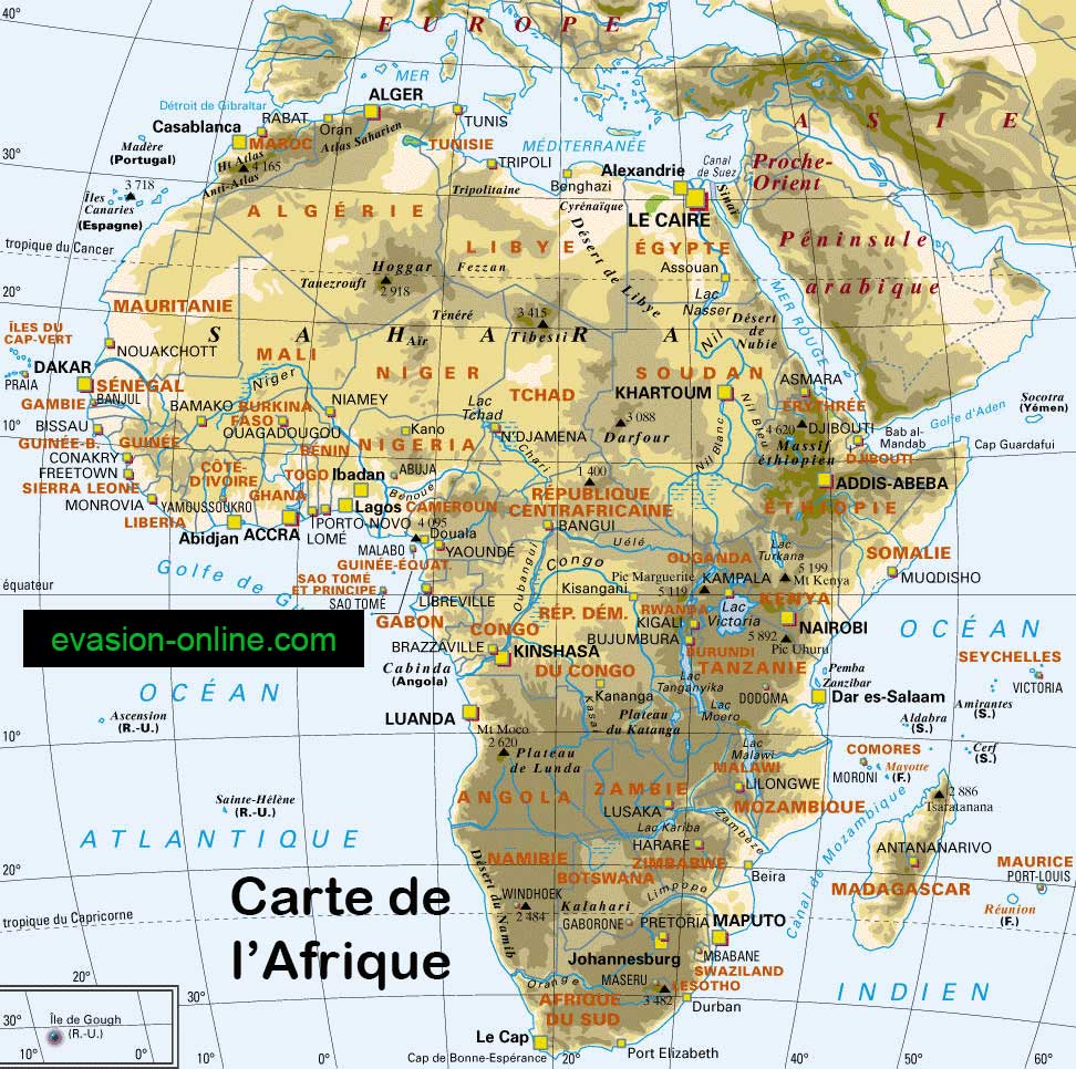 carte-detaillee-afrique-hd