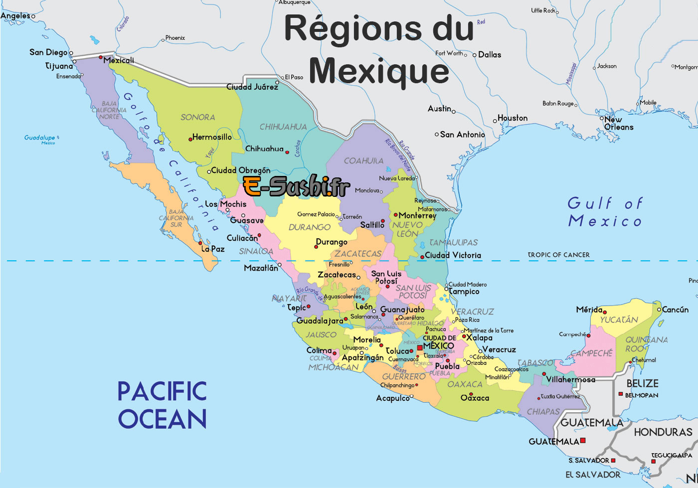 Carte Mexique Vacances Arts Guides Voyages Carte Mexique Vacances Arts Guides Voyages