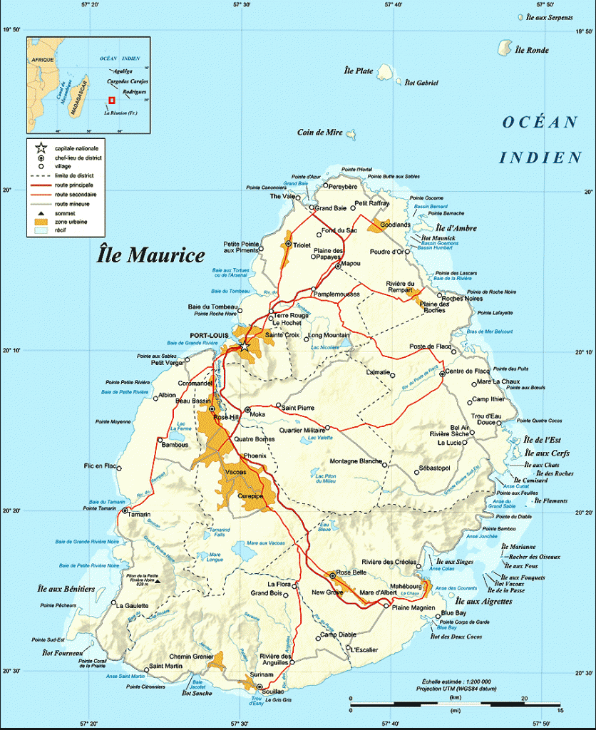 Carte le Maurice Vacances Arts Guides Voyages Carte le Maurice Vacances Arts Guides Voyages