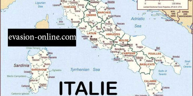 Carte Italie