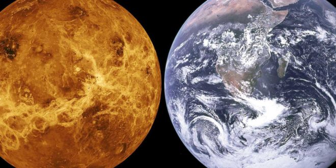 Planète Vénus - Planète Terre