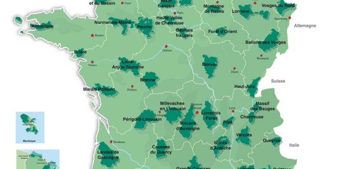 Carte des Volcans - France