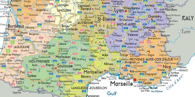 carte-detaillee-du-sud-de-la-france