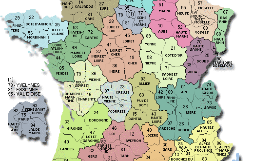 France et départements