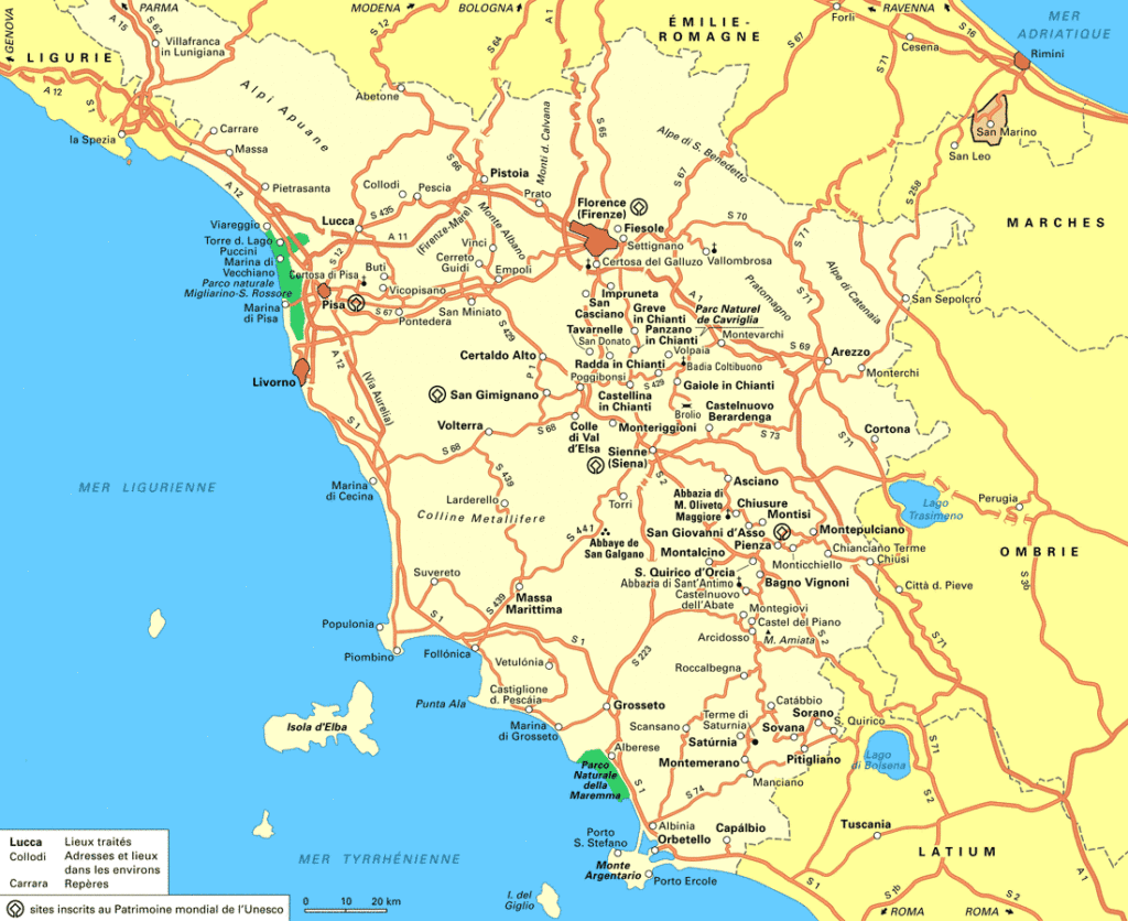 Carte Toscane