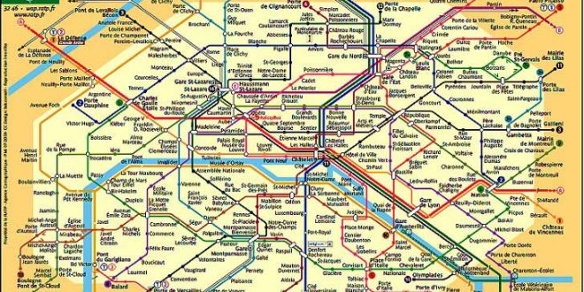 Plan - Métro Paris