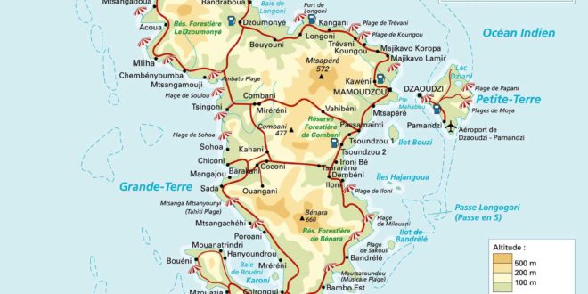 Carte de Mayotte