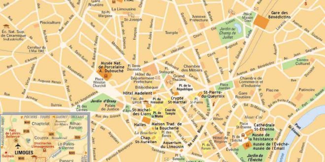 Carte de Limoges