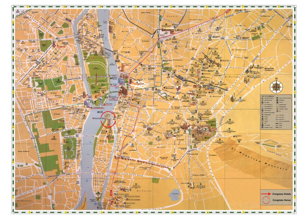 Carte du Caire