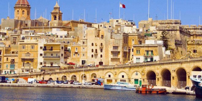 La Valette - capitale de l'île de Malde