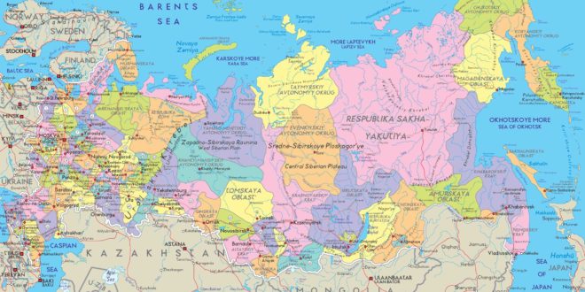 Carte de la Russie