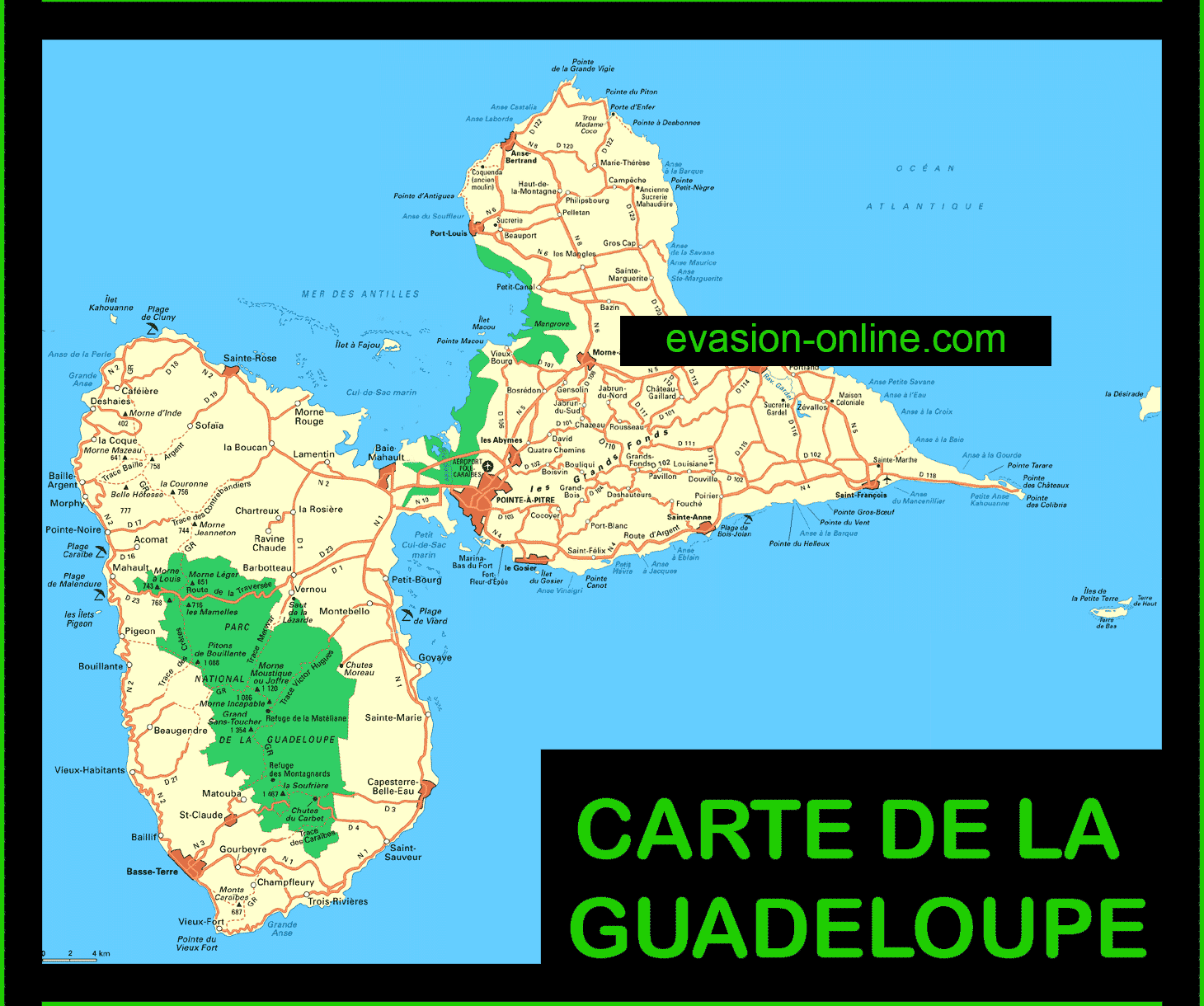 Carte De La Guadeloupe Voyage Carte Plan The Best Porn Website