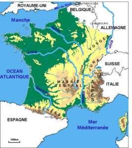 Carte Des Fleuves De France Voyage Carte Plan