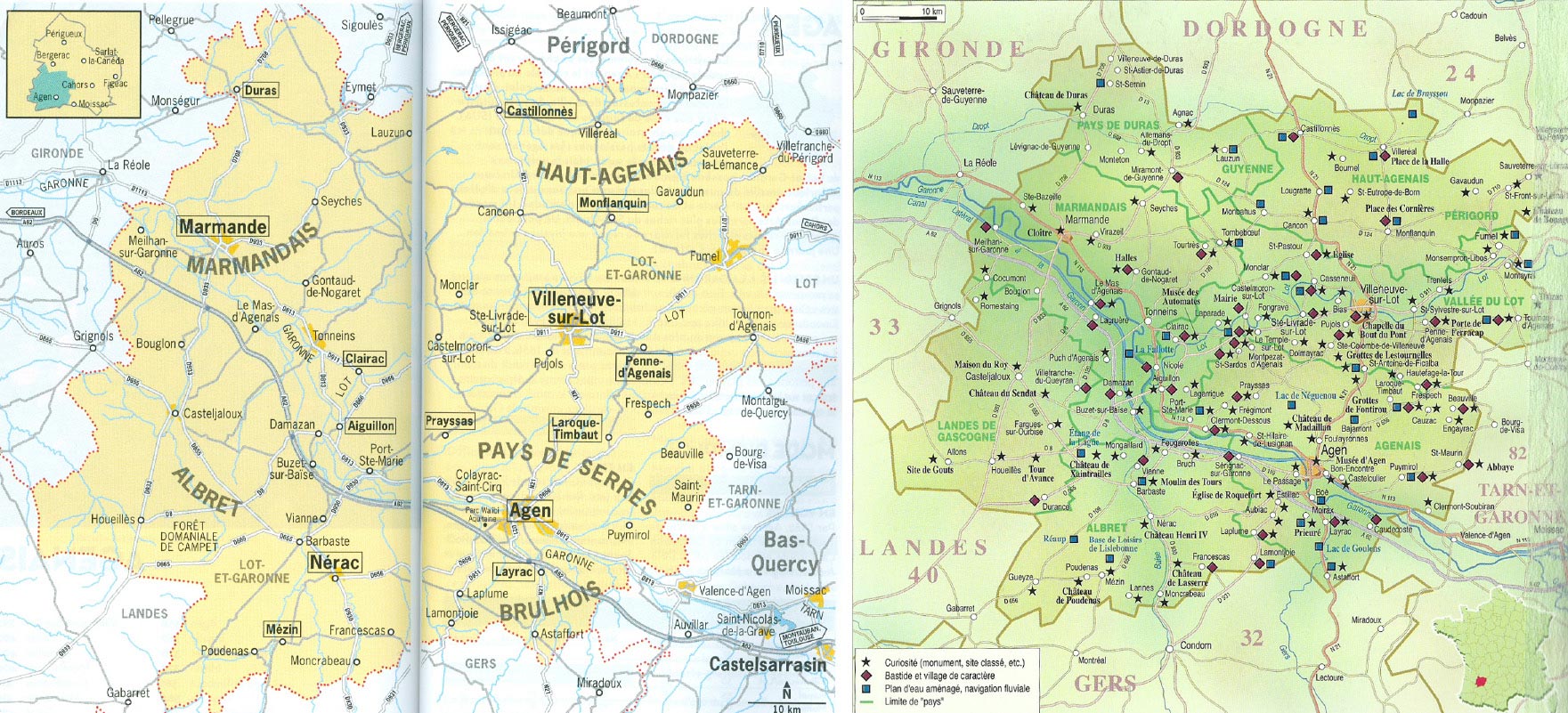 Carte Lot Et Garonne Voyage Carte Plan