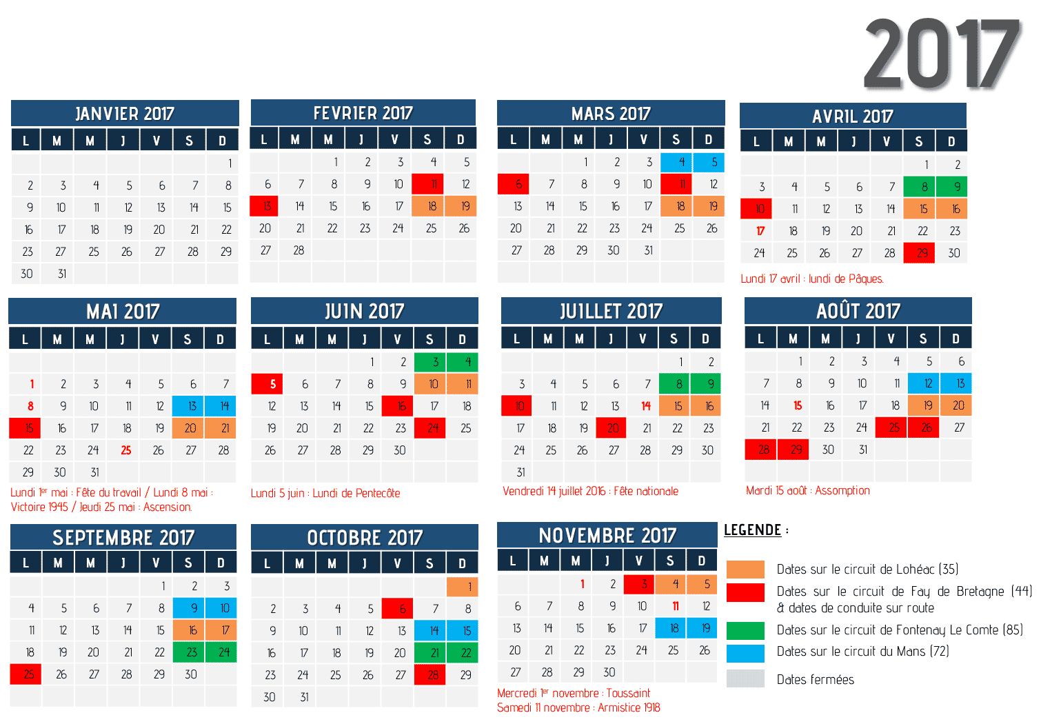 calendrier