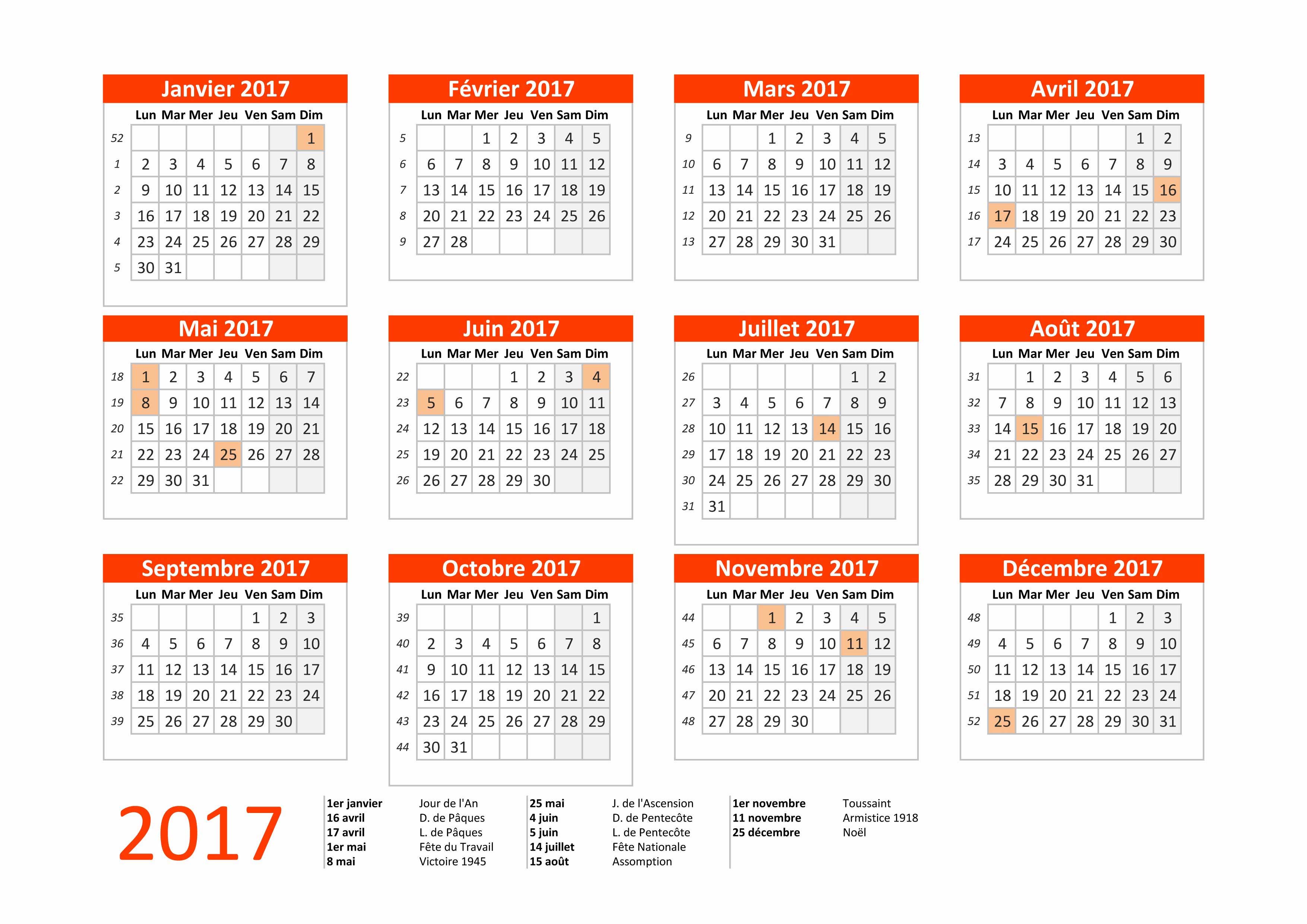 calendrier