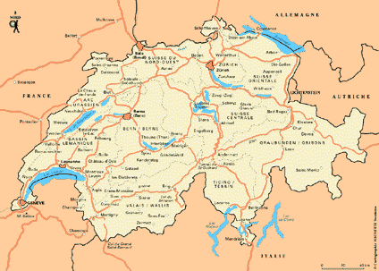 carte de suisse