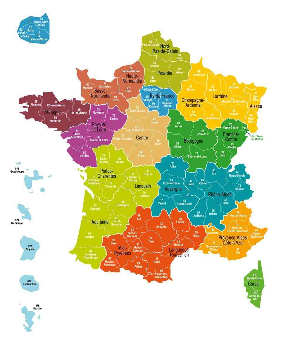 carte france sud ouest