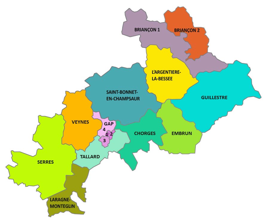carte hautes alpes