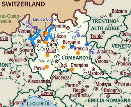 carte lombardie