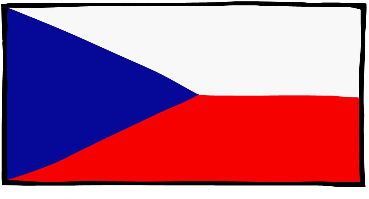 la republique tcheque drapeau