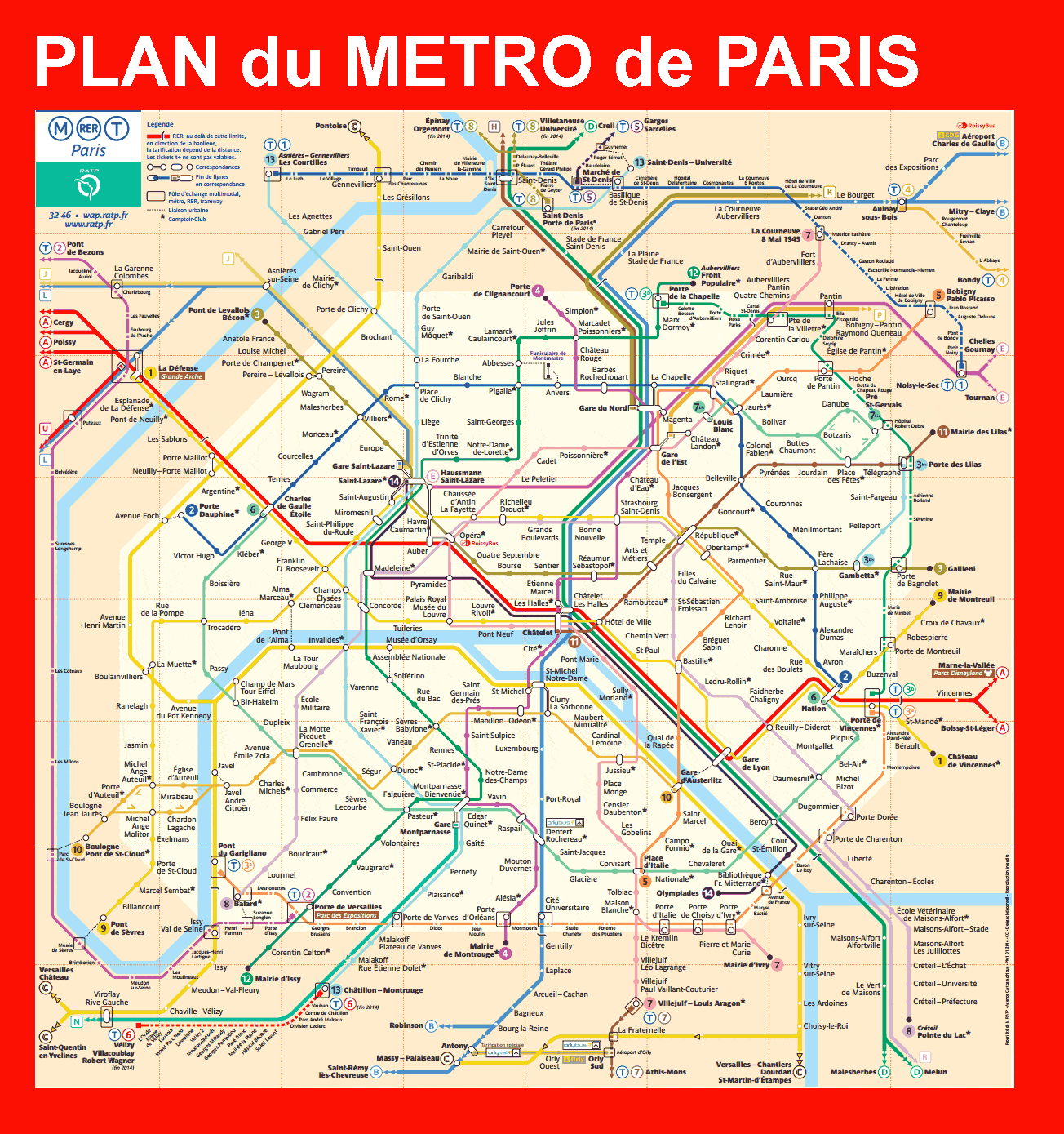  Plan  du  m tro de Paris  Vacances Arts Guides Voyages