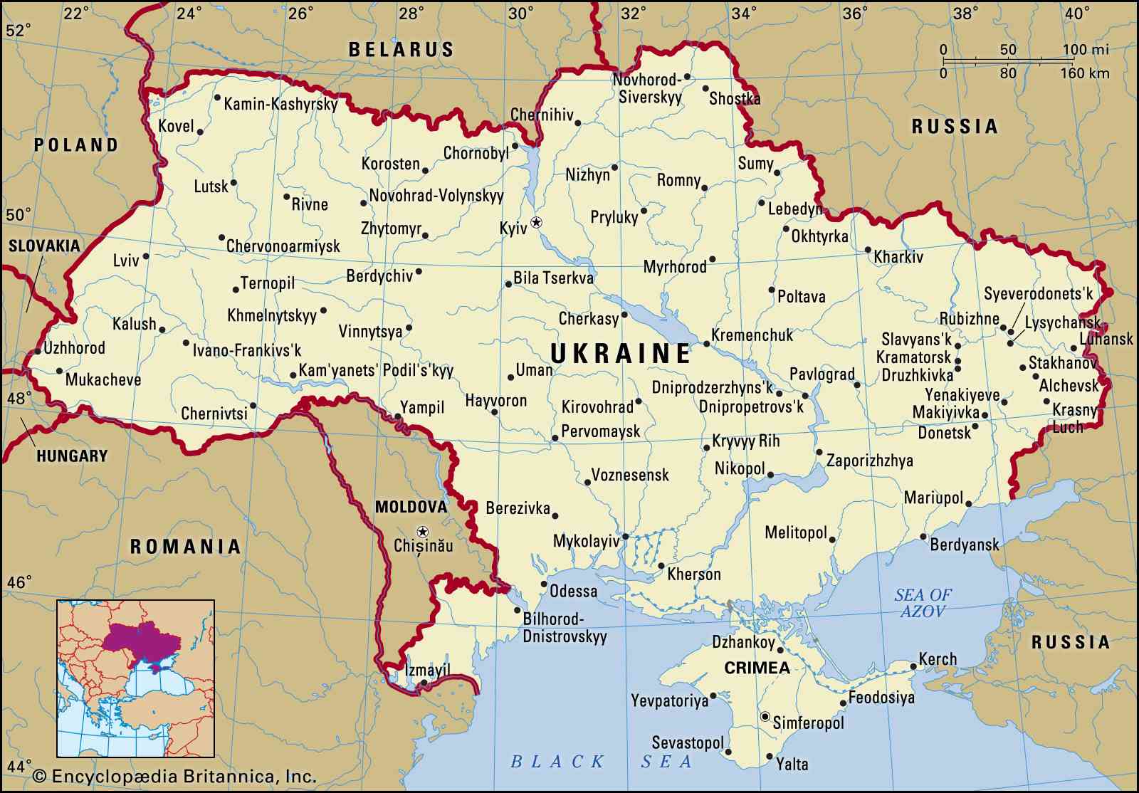 carte ukraine guerre