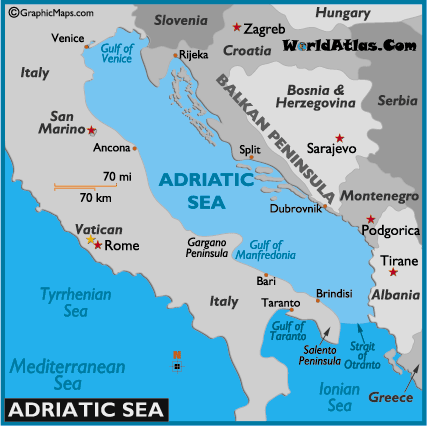 adriatique carte