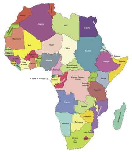 carte afrique