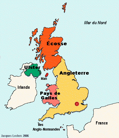 carte angleterre