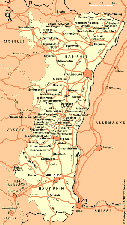 carte d alsace