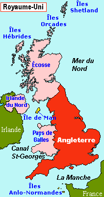 carte d angleterre grande bretagne ou royaume uni