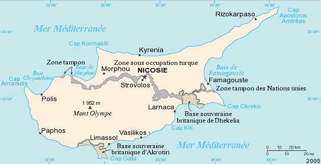 carte de chypre