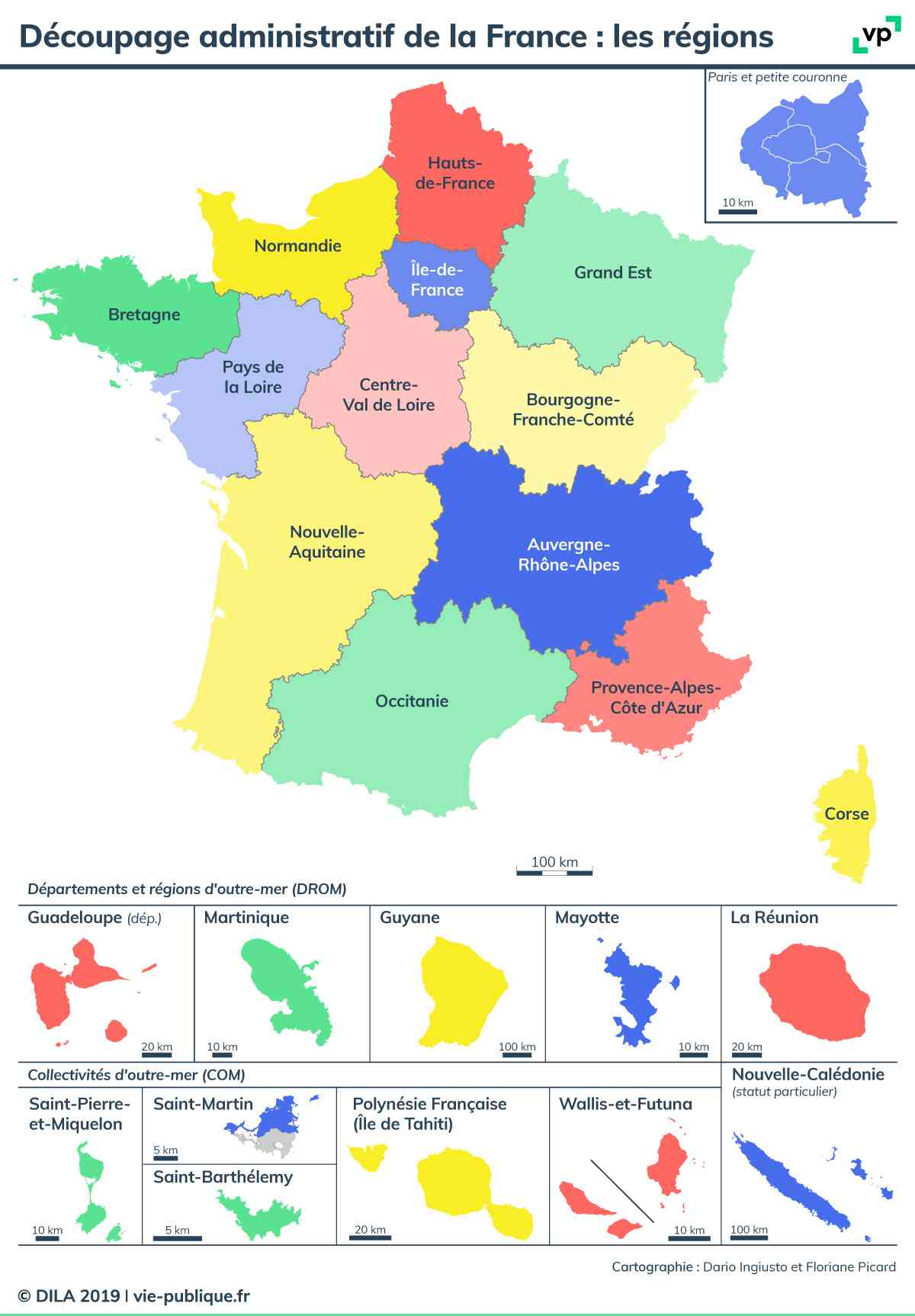 carte de france des regions en 2015