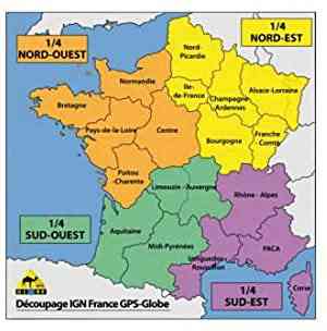 carte de france nord