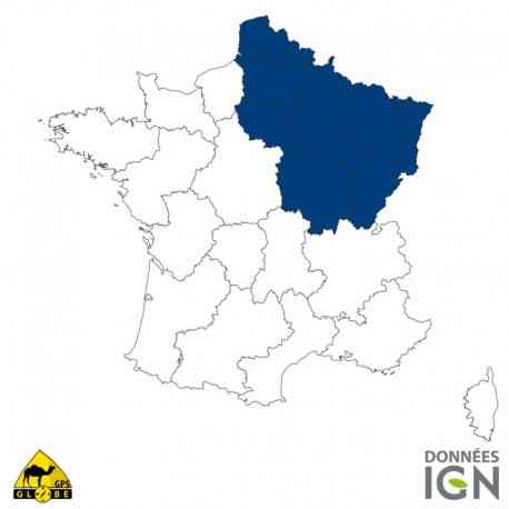 carte de france nord