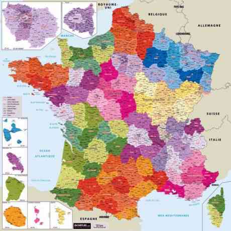 carte de france