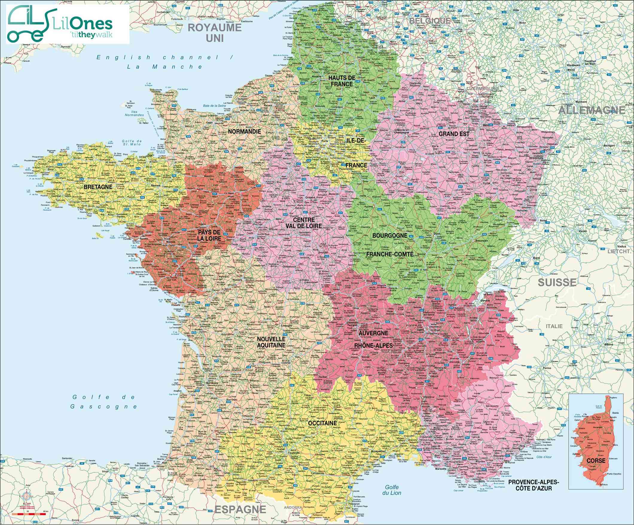 Carte De France Voyage Carte Plan